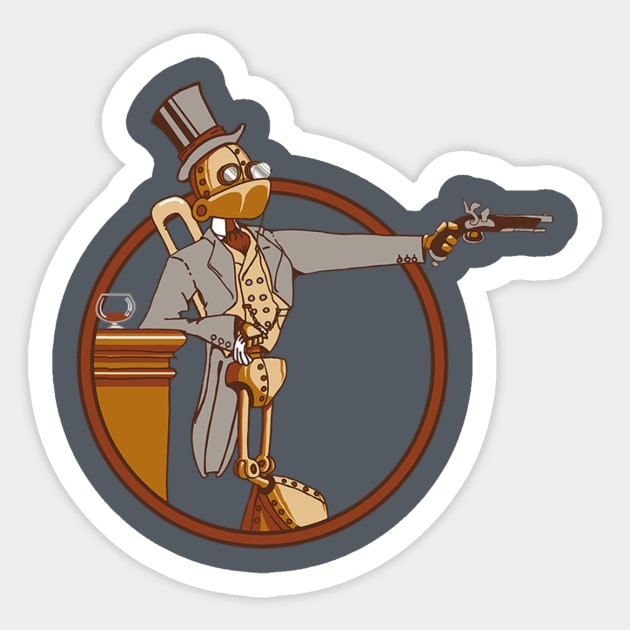 Windup Duelist Sticker by kevlar51